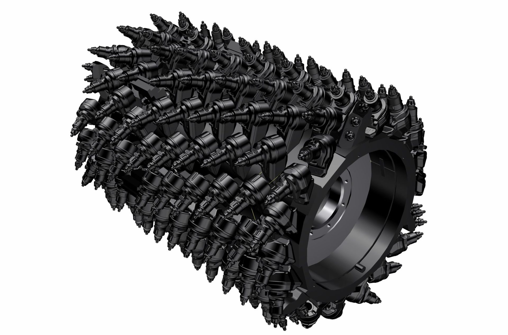 System K 1.2 m Milling Drum (8 mm spacing) Image 01 Rotors